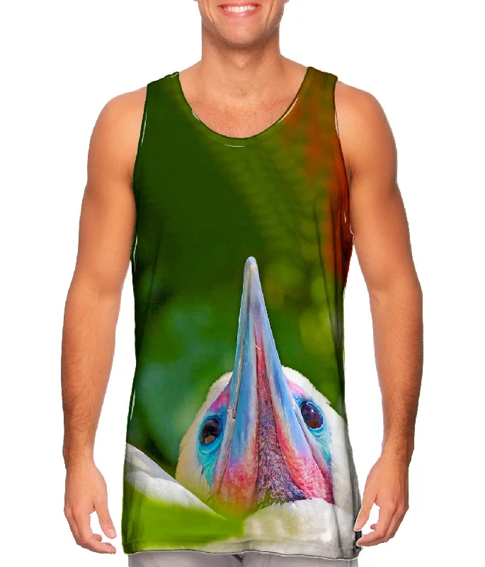 Vintage Tank Top-Focus Red Footed Booby