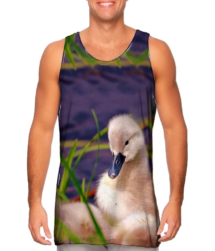 Gym Tank Top-Fluffy Violet Ducks