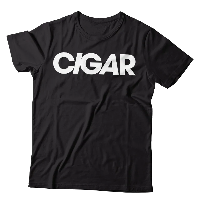 Embroidered T-Shirt-CIGAR - "Logo"