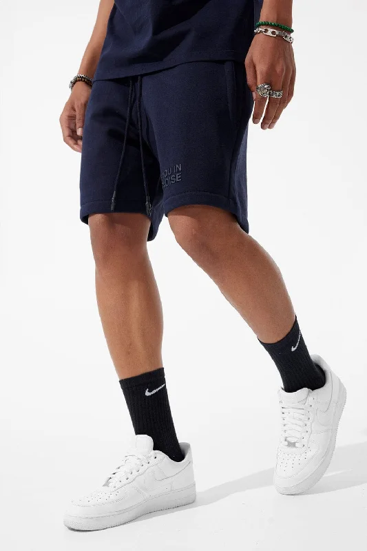 Outdoor Adventure Shorts-Retro - Paradise Tonal Shorts (Navy)