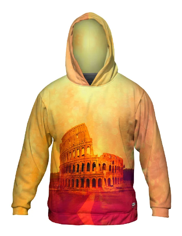 Modern Hoodie-Fashion Golden Colosseum Rome Italy