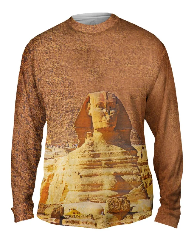 Layered Long Sleeve Top-Sphinx Egypt