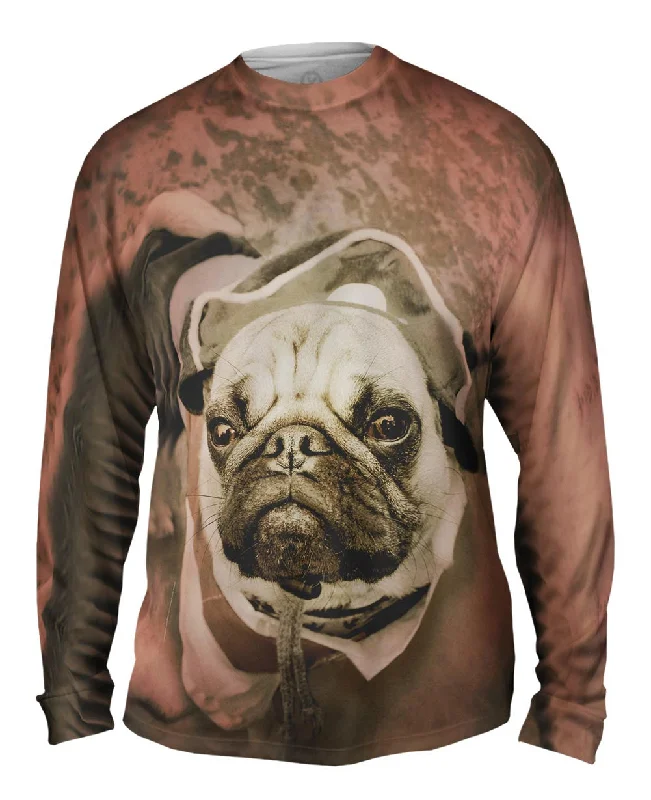 Soft Ribbed Long Sleeve-Pirate Beach Pug