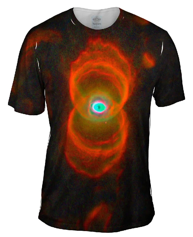 Custom T-Shirt-Space Galaxy Hourglass Nebula