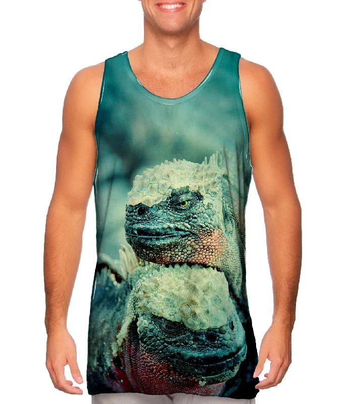 Athletic Vest-Galapagos Iguana Duo