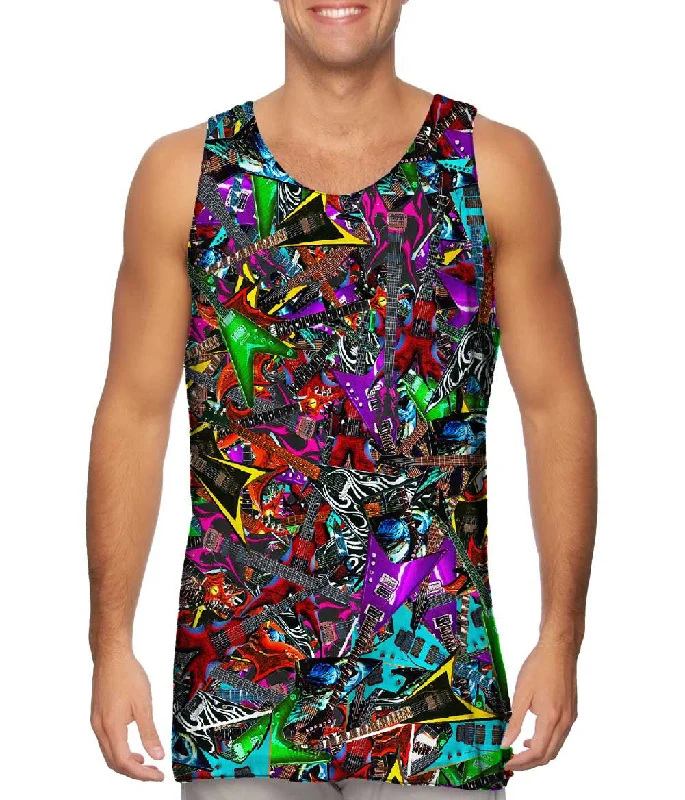 Everyday Sleeveless Shirt-Electric Guitar Rock Star Musician Pride