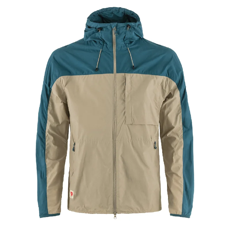 Warm Casual Jacket-Fjallraven High Coast Wind Jacket Fossil / Deep Sea