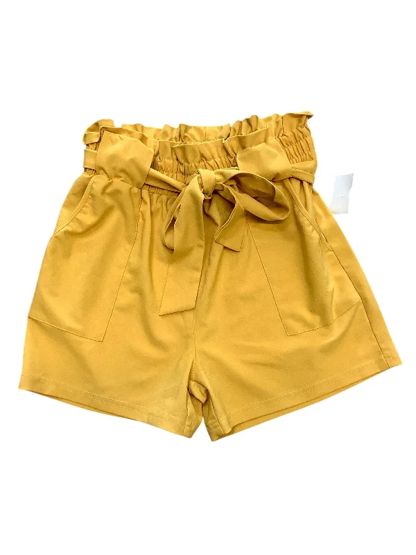 Casual Shorts-Shorts By Grace Karin In Yellow, Size: L