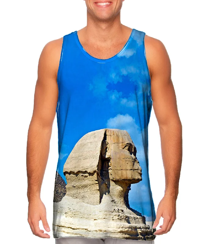 Fitted Sleeveless Shirt-Egypt Sphynx