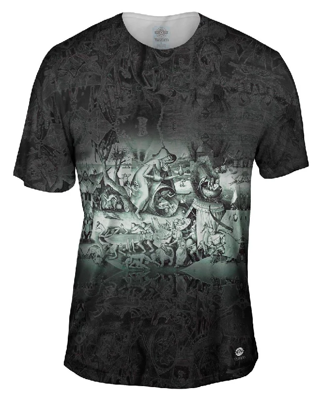 Eco-Friendly Graphic T-Shirt-Pieter Bruegel the Elder - "The Seven Deadly Sins or the Seven Vices" (1558)