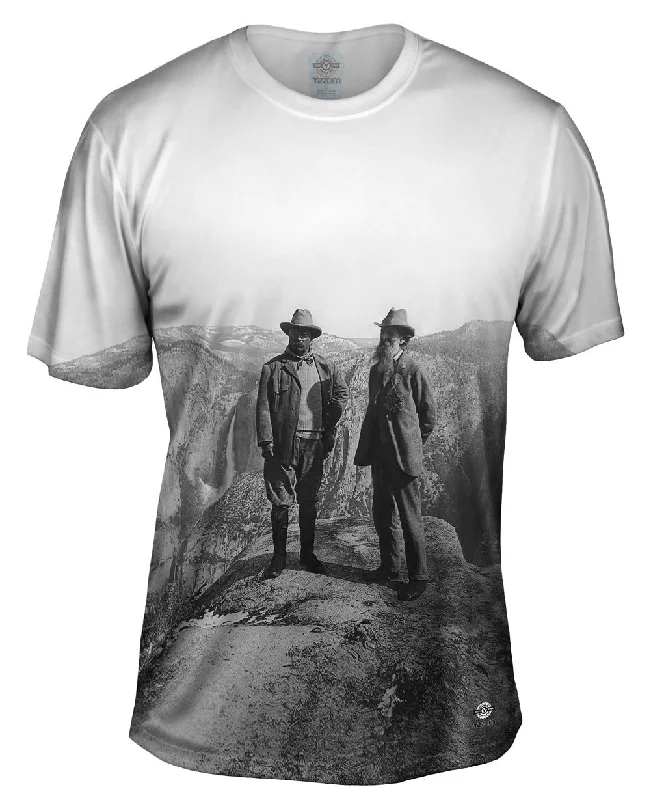 Designer Graphic T-Shirt-American Icons Roosevelt And Muir