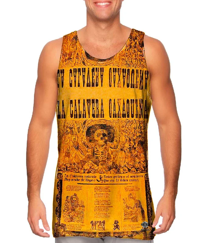 Custom Tank Top-Egon Schiele - "Calavera oazaquena" (1903)