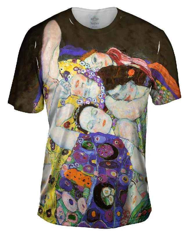 Casual Fit T-Shirt-Gustav Klimt - "The Virgin" (1913-National Gallery-Prague)