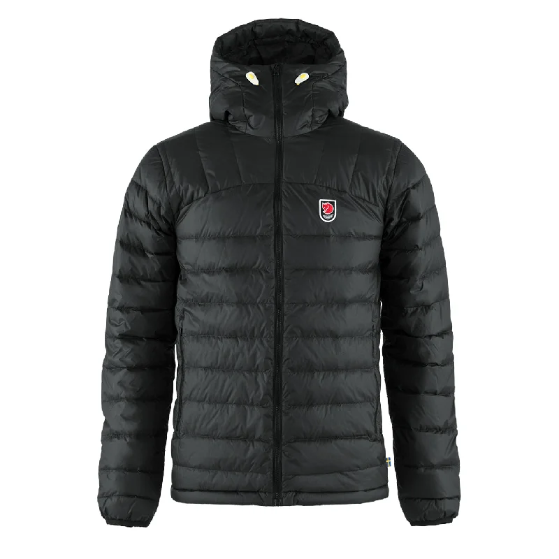 Hooded Jacket-Fjallraven Expedition Pack Down Hoodie Black