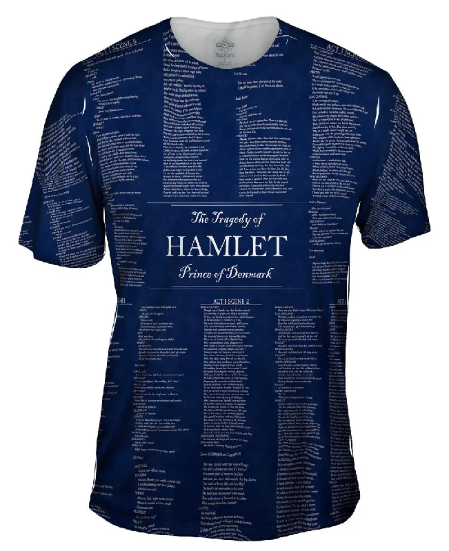 Eco-Friendly T-Shirt-William Shakespeare Literature - "The Tragedy Of Hamlet" (1560)