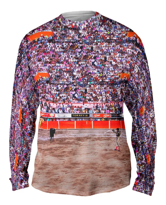 Comfortable Long Sleeve Top-San Marcos Bullfight Mexico